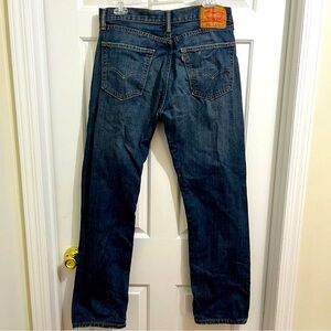 LEVI’S 505 DENIM JEANS vtg sz Men W32 X L32 red tab regular straight leg cotton